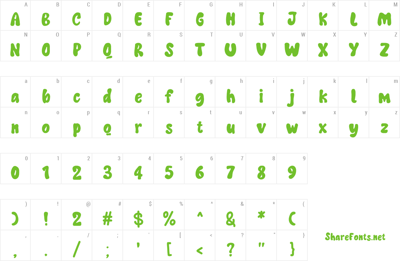 Font Dancing Ghost preview